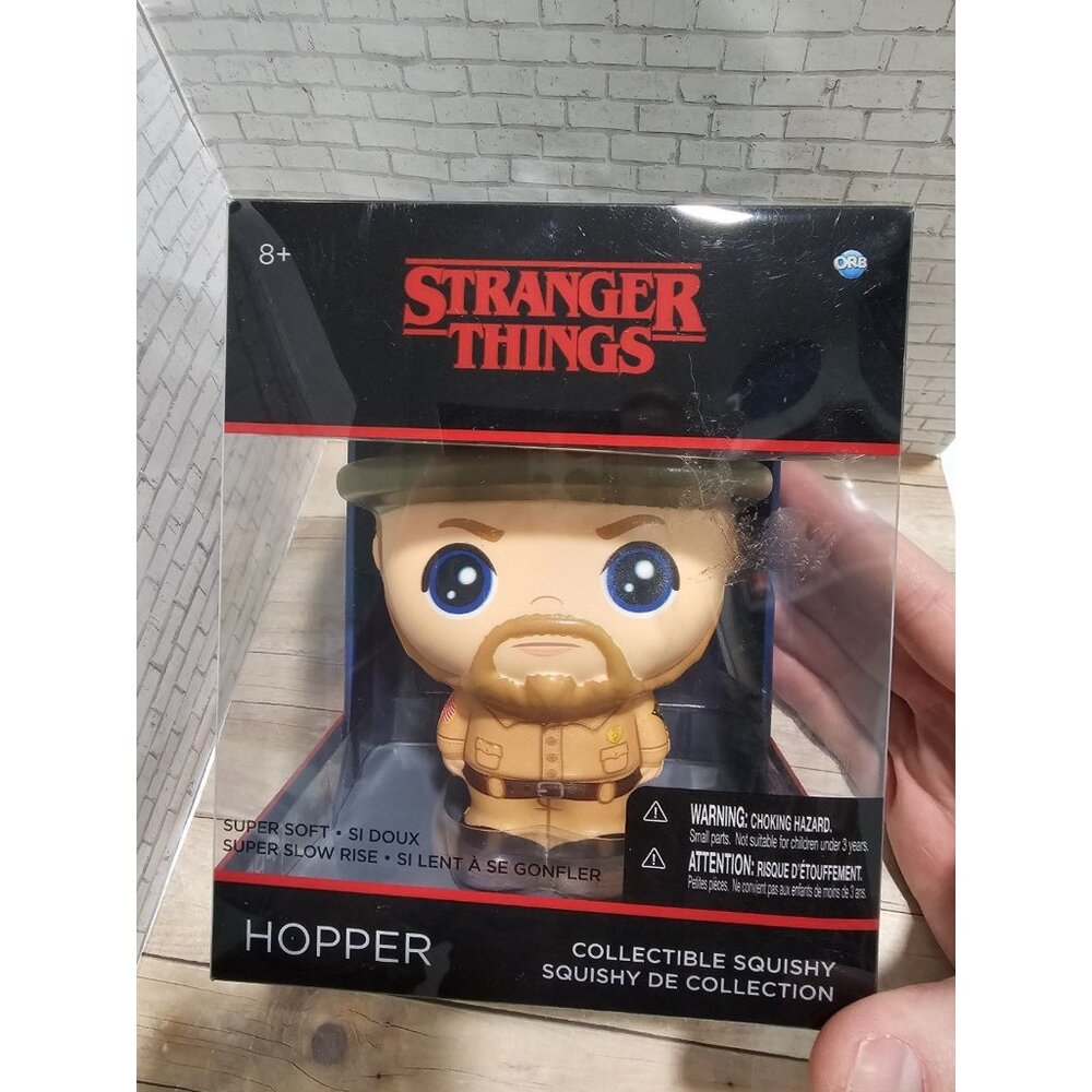 Stranger Things Chief Hopper Squishy Figure Collectible New Orb Toys Netflix